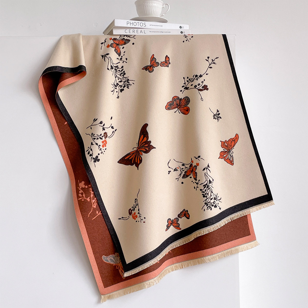 Damen-Schal aus Kaschmir-Imita – Woven Scarf Blanket Bewertung und Preis