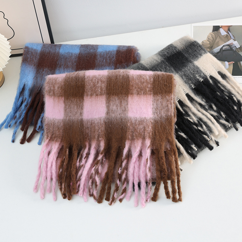 Winter Neue Plaid Luxus Großen – Woven Scarf Blanket Bewertung und Preis