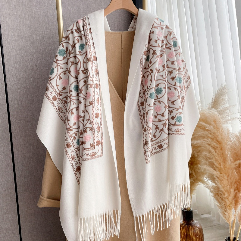 2023 neue Stickerei Kaschmir S – Woven Scarf Blanket Bewertung und Preis