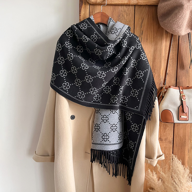 Marken-Jacquard-Design, zweise – Woven Scarf Blanket Bewertung und Preis
